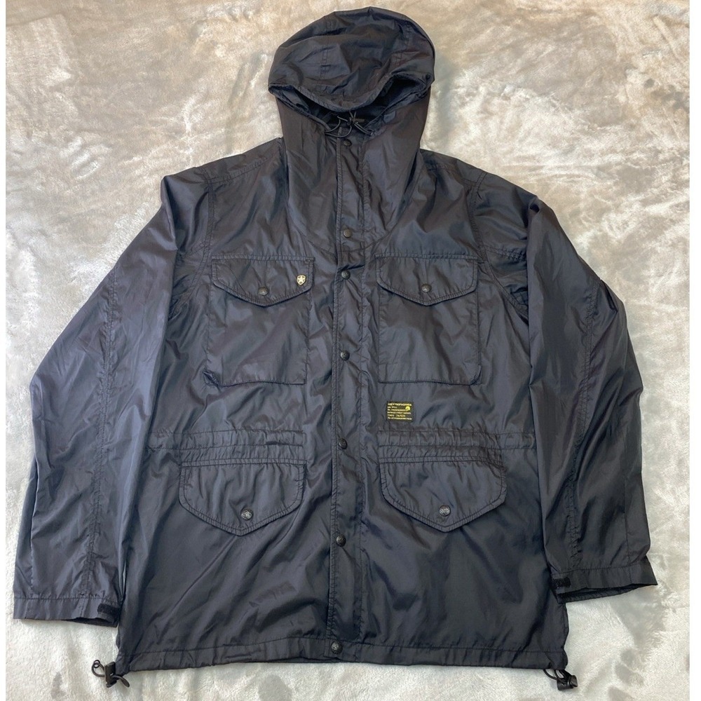 Obey Mil Spec Military M65 Style Windbreaker Field Jacket Men M Black Streetwear